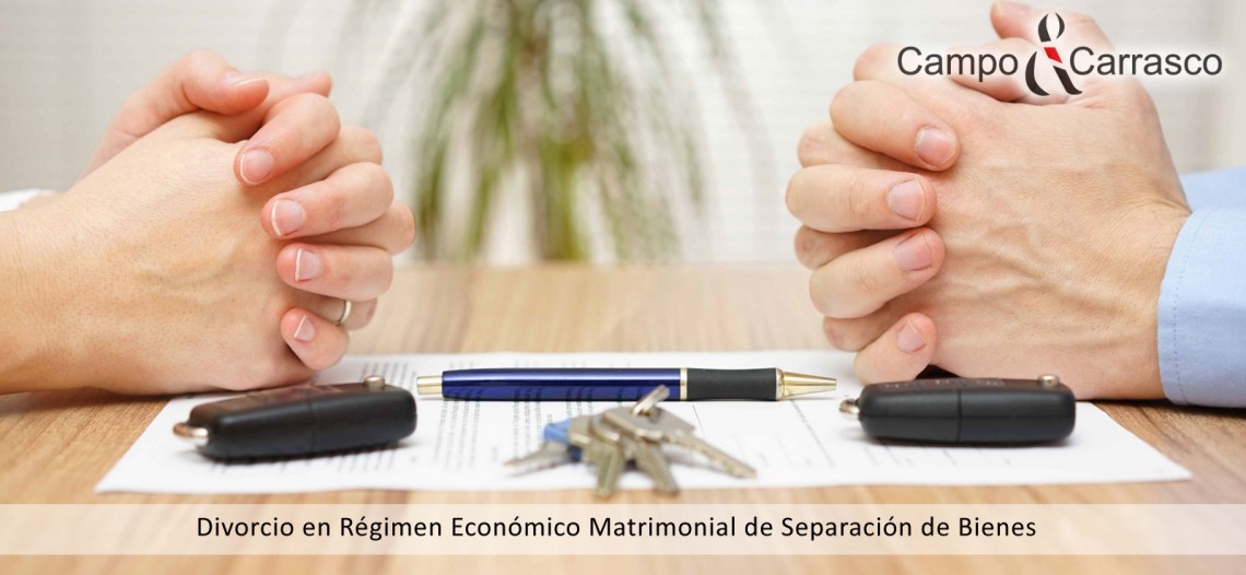 divorcio separacion bienes